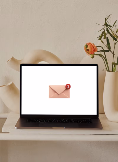 Beige and Brown Minimalist Laptop Mockup Instagram Post (1)